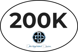 200K Dairyland Dare Oval Sticker