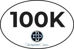 100K Dairyland Dare oval sticker