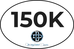150K Dairyland Dare oval sticker